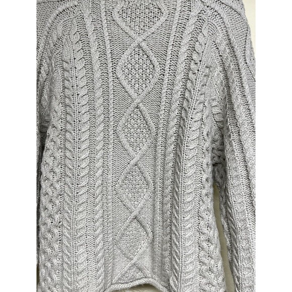 Fear Of God Essentials Cable Knit Turtleneck Sweater Wheat Men’s Size XXS - Picture 5 of 10